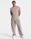 Ignite Oversized Tank Men in Stone für Damen