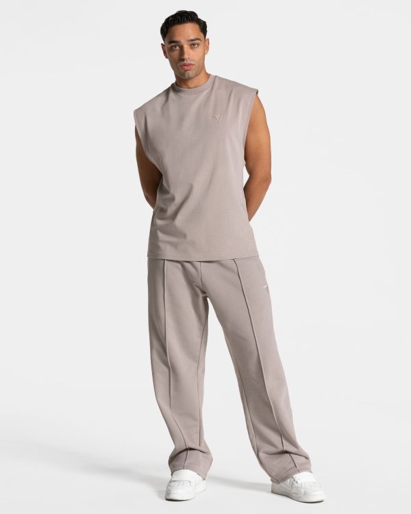 Ignite Oversized Tank Men in Stone für Damen – Bild 3