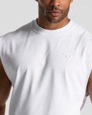 Damen Ignite Oversized Tank Men Weiß mit Komfort