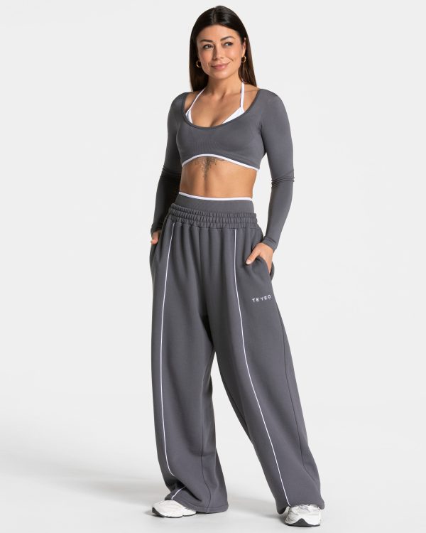 Damen Ignite Wide Leg Jogger  Graphit mit Komfort – Bild 3