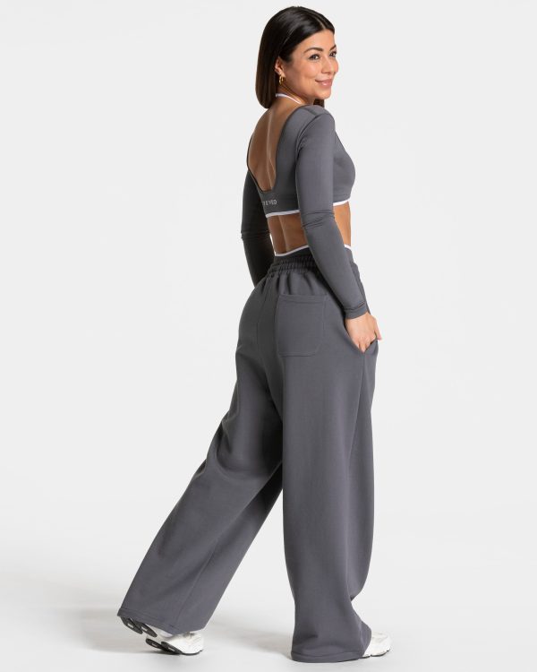 Damen Ignite Wide Leg Jogger  Graphit mit Komfort – Bild 5