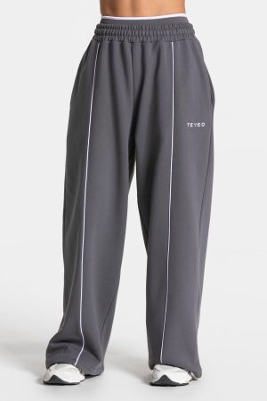 Damen Ignite Wide Leg Jogger  Graphit mit Komfort