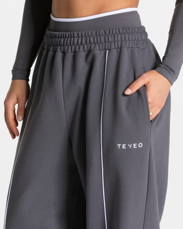 Damen Ignite Wide Leg Jogger  Graphit mit Komfort – Bild 4
