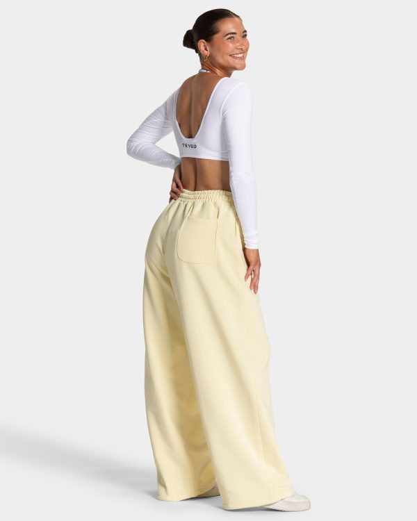 Damen Ignite Wide Leg Jogger Butter Yellow mit Ko – Bild 5