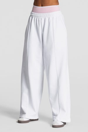 Ignite Wide Leg Jogger  Damenhose in Weiß