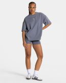 Journey Oversized T-Shirt für Frauen in Eisgrau