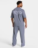 Journey Oversized T-Shirt in Eisgrau für Damen