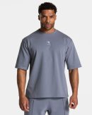 Journey Oversized T-Shirt in Eisgrau für Damen