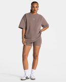 Journey Oversized T-Shirt für Frauen in Mokka