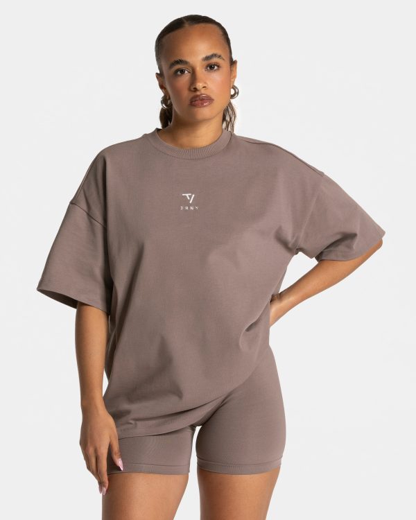 Journey Oversized T-Shirt für Frauen in Mokka – Bild 2