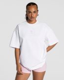 Journey Oversized T-Shirt Weiß mit hoher Taille