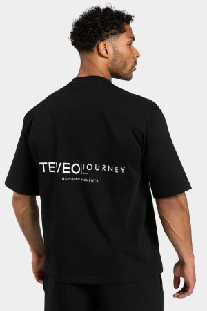 Pace Oversized T-Shirt Damenhose in Schwarz