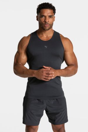 Modische Pace Fitted Tank in Farbe Gunmetal