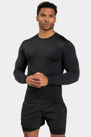 Damen Pace Longsleeve Schwarz mit Komfort
