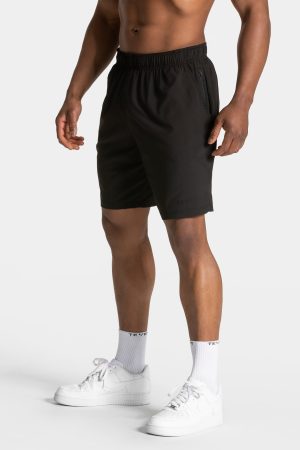 Pace Short Lang Schwarz für Sport und Alltag
