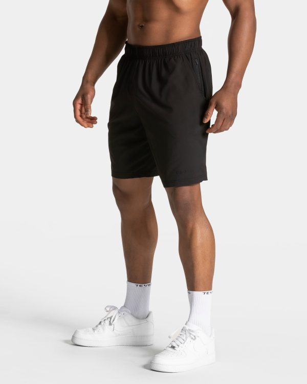 Pace Short Lang Schwarz für Sport und Alltag