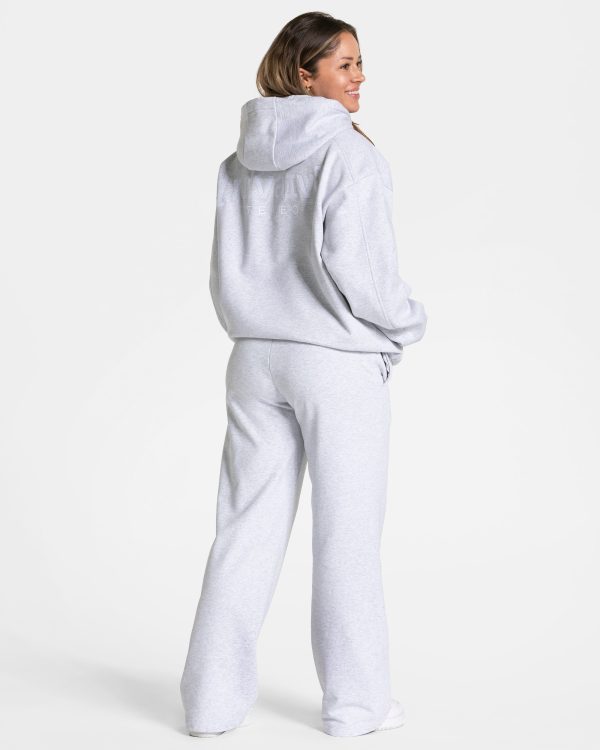 RI’VAIV Oversized Hoodie für Frauen in Hellgrau – Bild 5