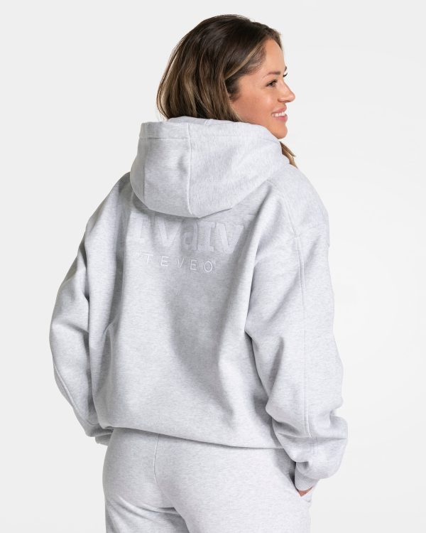 RI’VAIV Oversized Hoodie für Frauen in Hellgrau