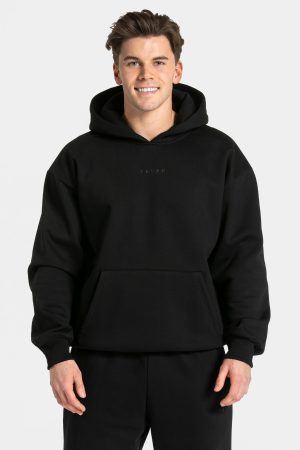 RI’VAIV Damen Oversized Hoodie in Schwarz