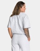 RI’VAIV Oversized T-Shirt Hellgrau für Sport und