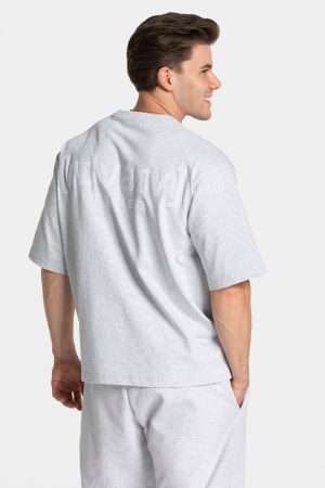 RI’VAIV Oversized T-Shirt Damenhose in Hellgrau