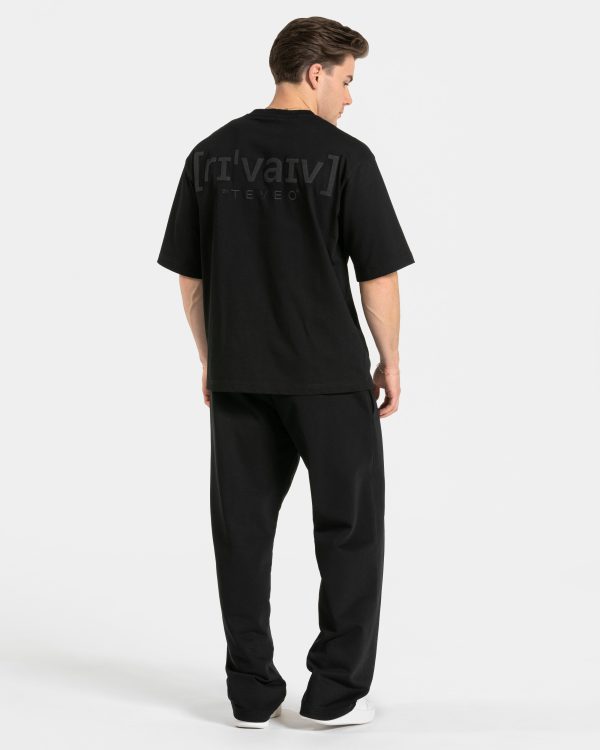 RI’VAIV Oversized T-Shirt in Schwarz für Damen – Bild 5