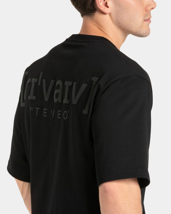 RI’VAIV Oversized T-Shirt in Schwarz für Damen – Bild 4