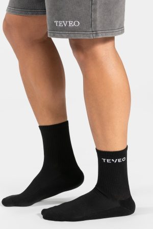 TEVEO Tennis Socken (2er) Herren in Schwarz für D