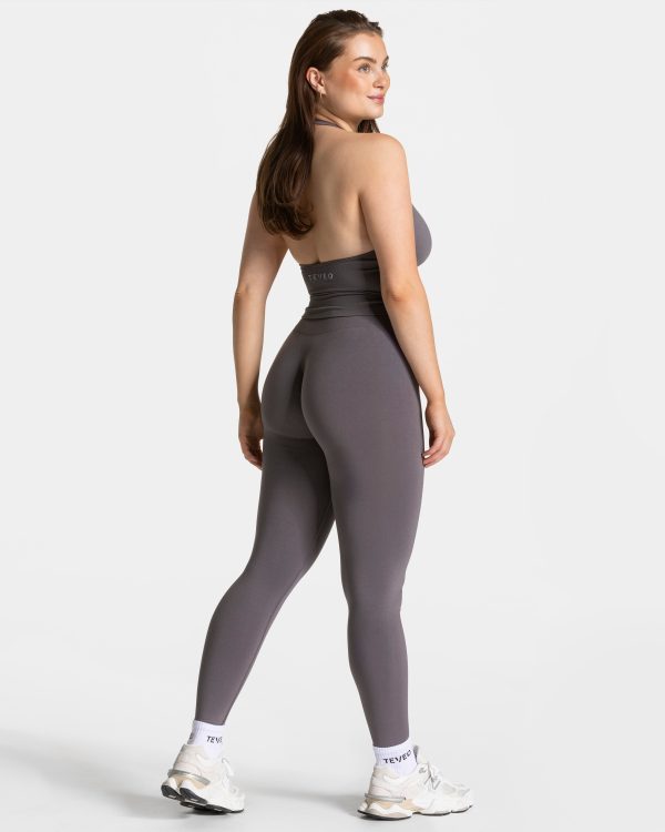Modische Timeless Pro Neckholder Top in Farbe Gra – Bild 5