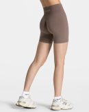 Damen Timeless Pro Covert Scrunch Short Mokka mit