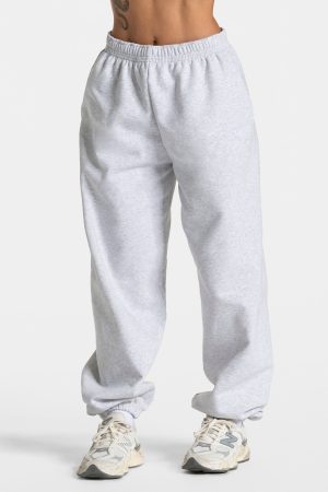 Damen Timeless Pro Jogger Hellgrau Meliert mit Ko