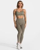 Timeless Pro Leggings Khaki mit hoher Taille