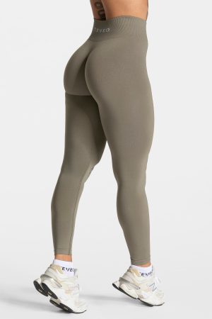 Timeless Pro Leggings Khaki mit hoher Taille
