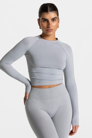 Timeless Pro Longsleeve für Frauen in Hellgrau