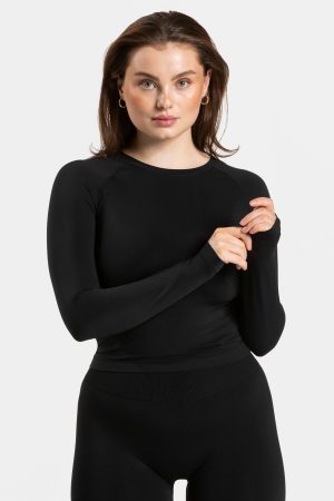 Timeless Pro Longsleeve in Schwarz für Damen