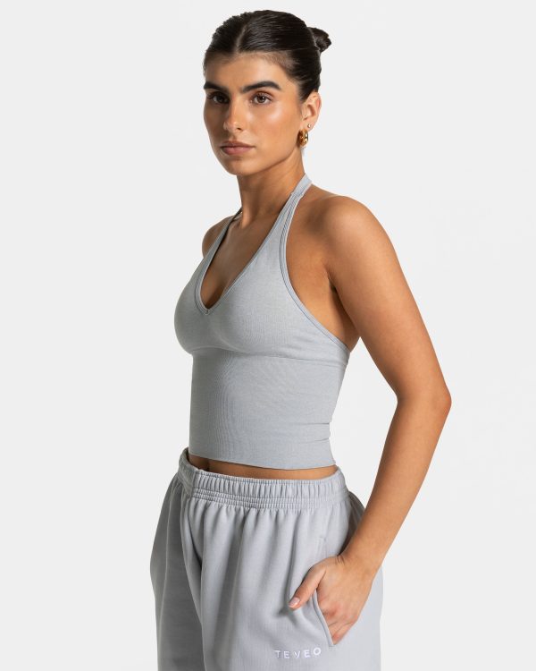 Modische Timeless Pro Neckholder Top in Farbe Hel