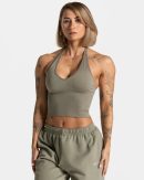 Timeless Pro Neckholder Top Khaki – bequem und st