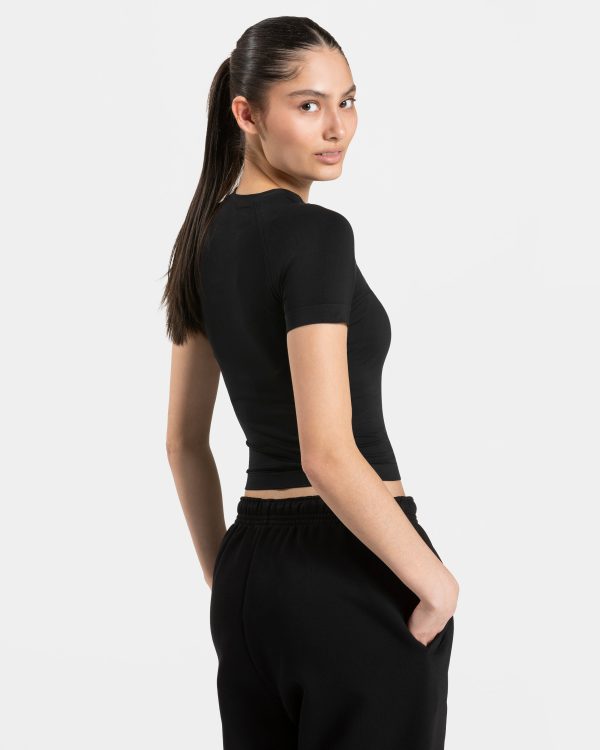 Modische Timeless Pro T-Shirt in Farbe Schwarz – Bild 2