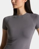 Damen Timeless Pro T-Shirt Graphit mit Komfort