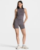 Damen Timeless Pro Zip Tank Graphit mit Komfort