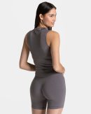 Damen Timeless Pro Zip Tank Graphit mit Komfort
