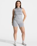 Timeless Pro Zip Tank Hellgrau für Sport und Allt