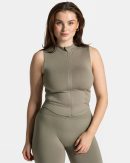 Timeless Pro Zip Tank Khaki – bequem und stylisch