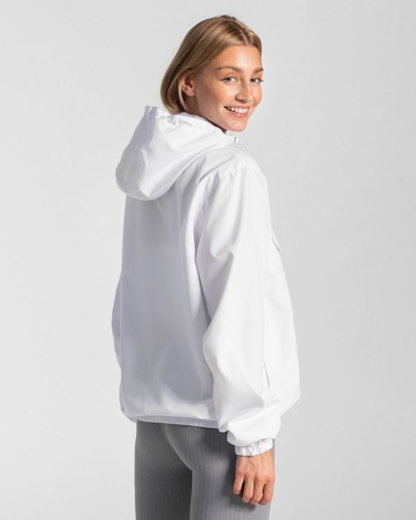 Modische Statement Windbreaker in Farbe Weiß – Bild 2