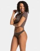 TEVEO Seamless Padded Tanga (5er) Kaffee für Spor