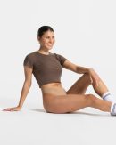 TEVEO Seamless Padded Tanga (5er) Karamell für Sp