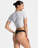 Damen TEVEO Seamless Padded Tanga (5er) Schwarz m