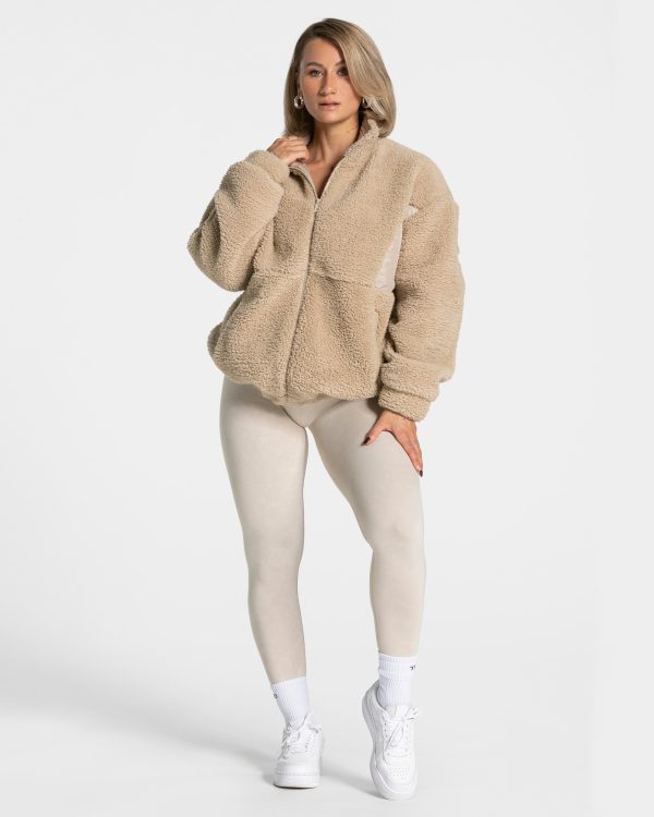 Teddy Jacke Damenhose in Peanut – Bild 3