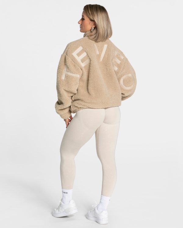 Teddy Jacke Damenhose in Peanut – Bild 5