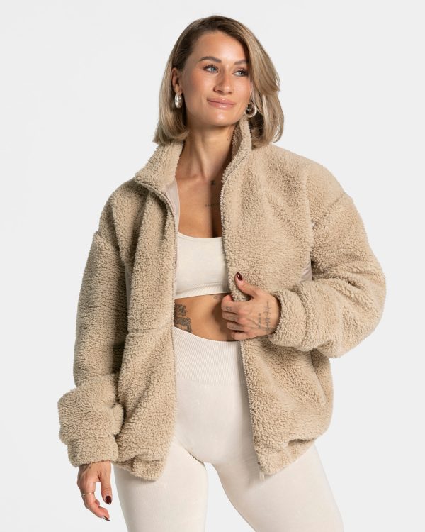 Teddy Jacke Damenhose in Peanut – Bild 2